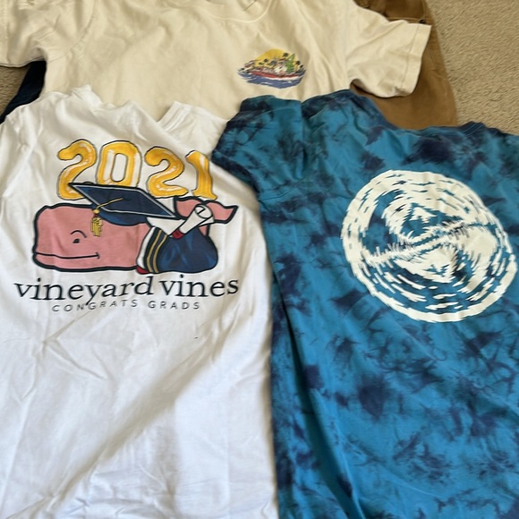 Boys size 12 lot of jeans and t shirts vineyard vines, quicksilver, crazy shirt - Picture 5 of 12